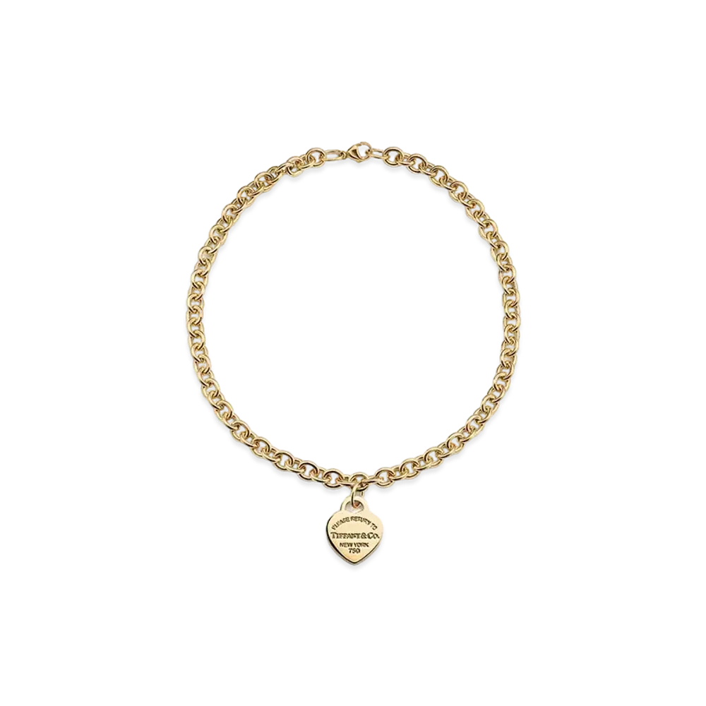 Tiffany & Co. Return to Tiffany Heart Tag Necklace "Yellow Gold"