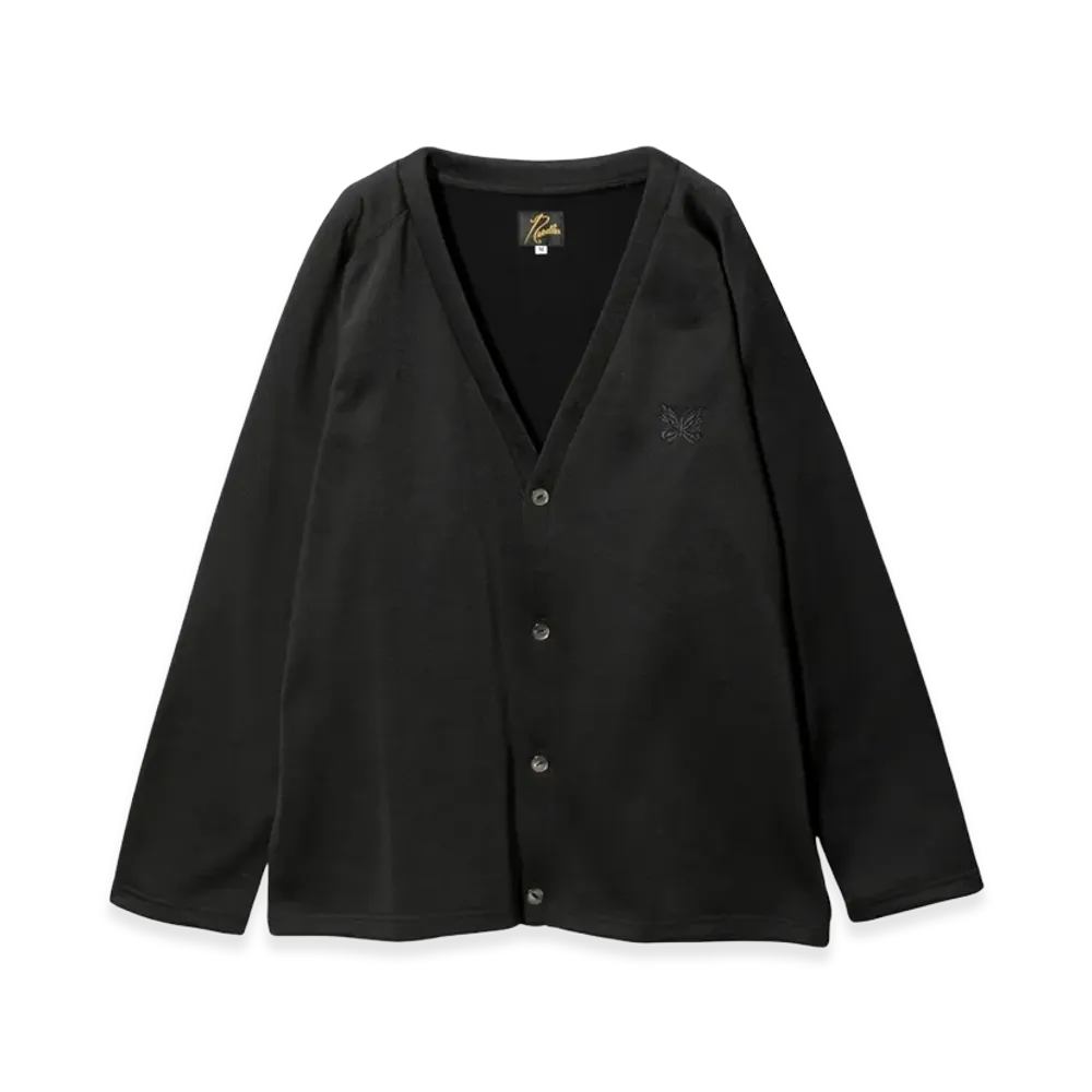NEEDLES V-Neck Cardigan C/PE Bright Jersey "Black"