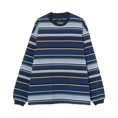BEAMS Multi-Border Long-Sleeve Tee "Gray"