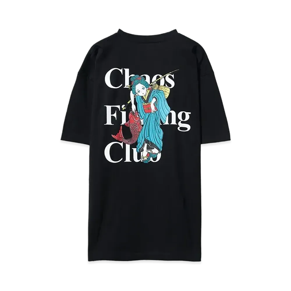 Chaos Fishing Club The Original Fishing Girl T-Shirt S/S "BLACK"