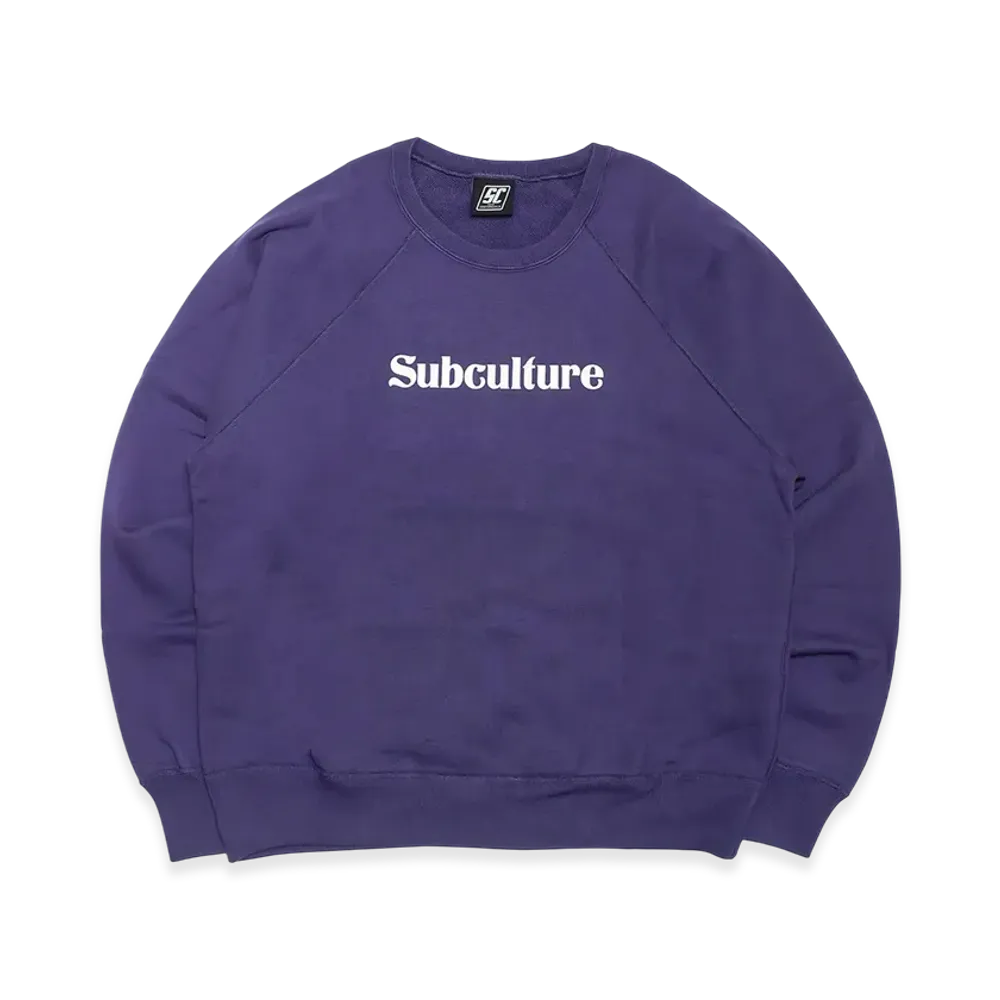 SubCulture Crew Neck (Subculture Crack Print) "Purple"