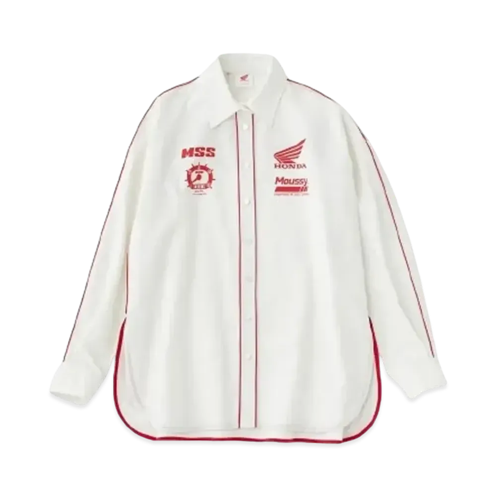 MOUSSY x HONDA Team Shirt "White"
