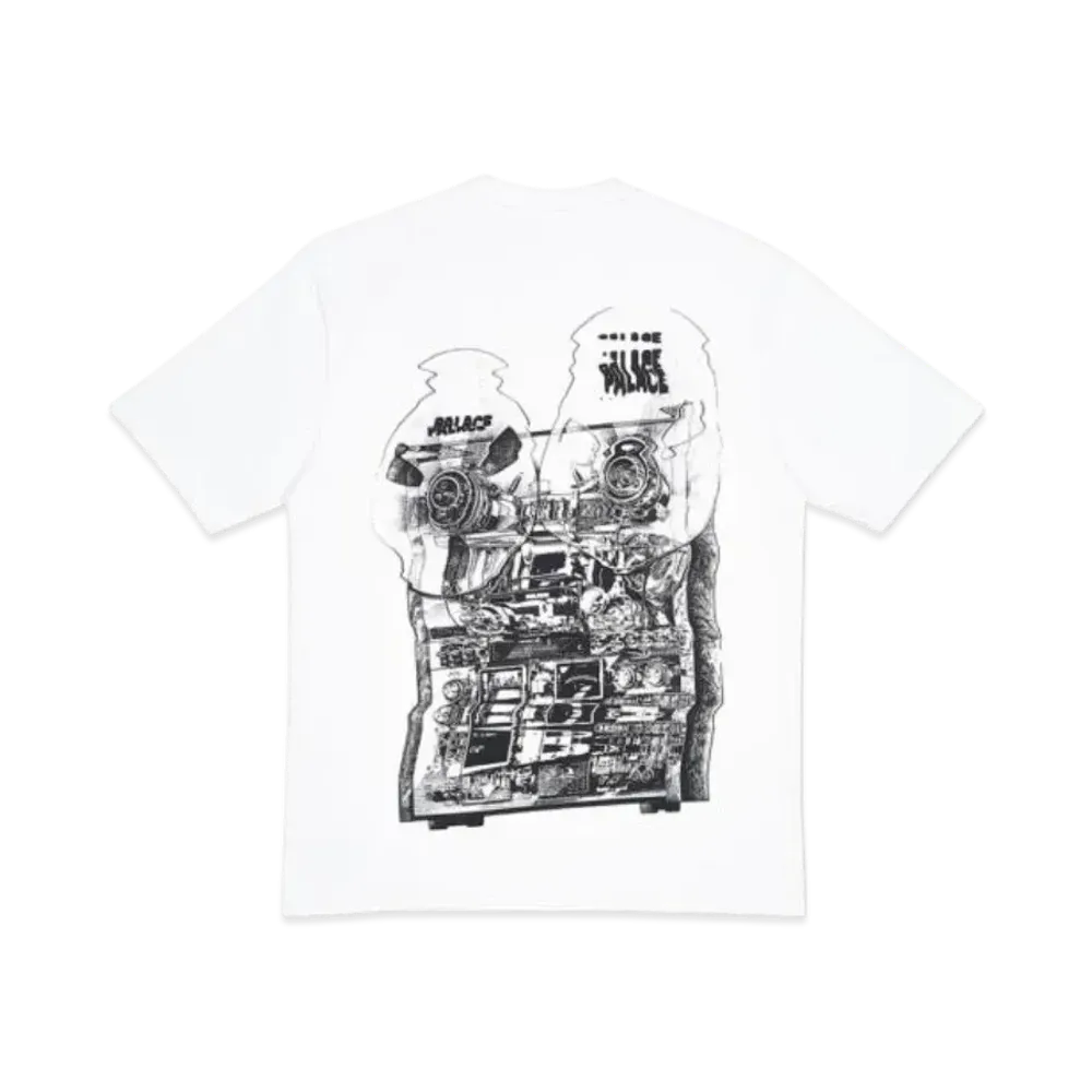 PALACE Tri-Wobble T-Shirt "White"