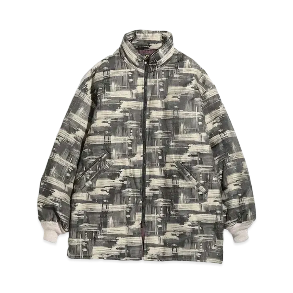Needles S.C. DOWN SUR COAT - C/PE ABSTRACT JQ. "Purple"