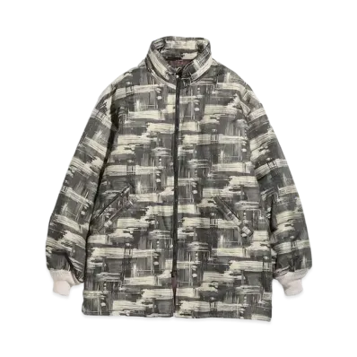 Needles S.C. DOWN SUR COAT - C/PE ABSTRACT JQ. "Purple"