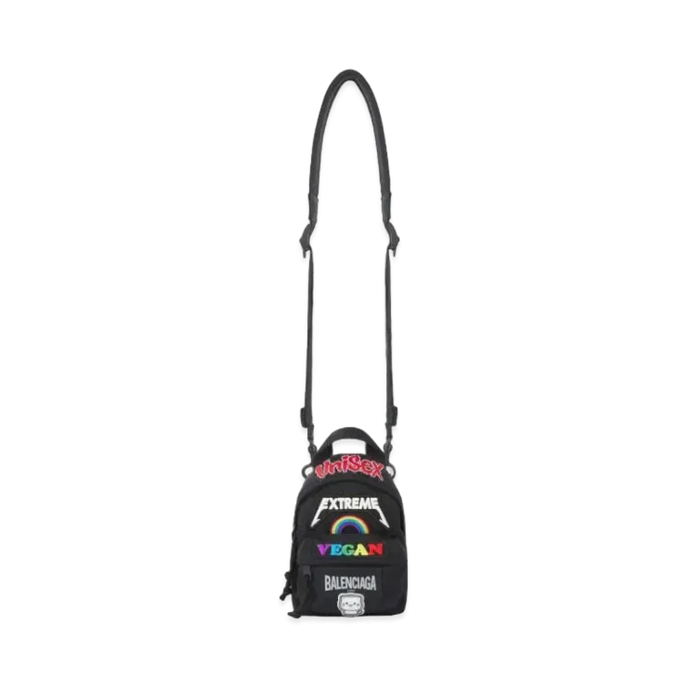 BALENCIAGA Oversized Mini Backpack "Black"