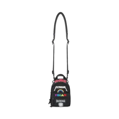BALENCIAGA Oversized Mini Backpack "Black"