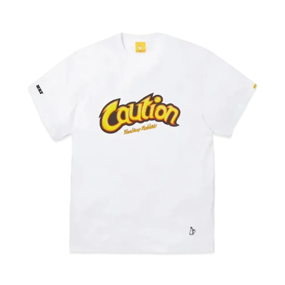 FR2 Caution Logo T-shirt "White"