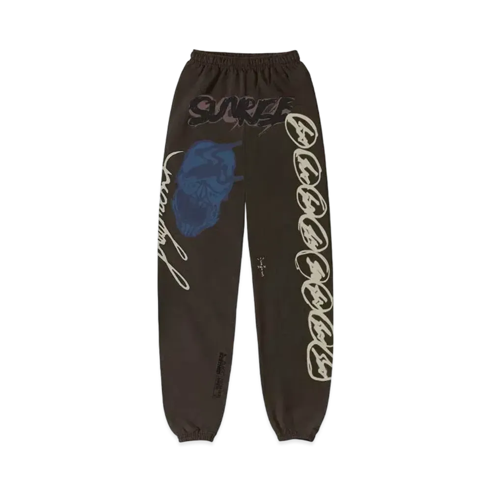 Travis Scott Cactus Jack For Fragment Sunrise Sweats "Brown"