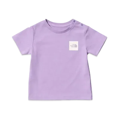 The North Face Baby S/S Small Square Logo Tee "Lavender"