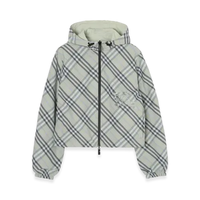Burberry Women's Hooded Jackets "Green"