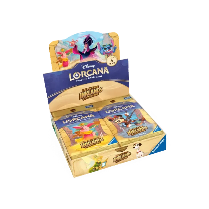 ディズニー ロルカナ「インクランド探訪」ブースターパック ボックス ディズニー ロルカナ「インクランド探訪」ブースターパック ボックス