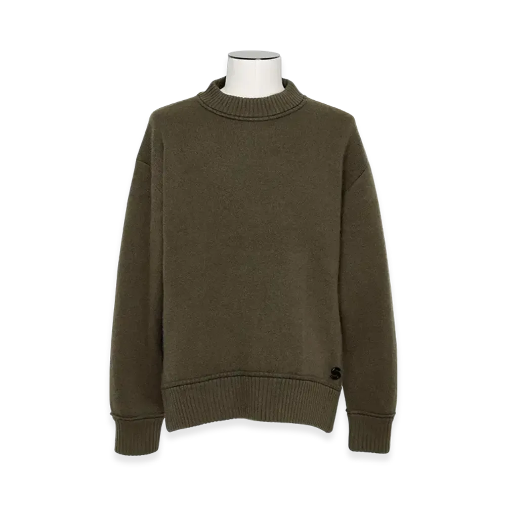 sacai S Cashmere Knit Pullover "Khaki"