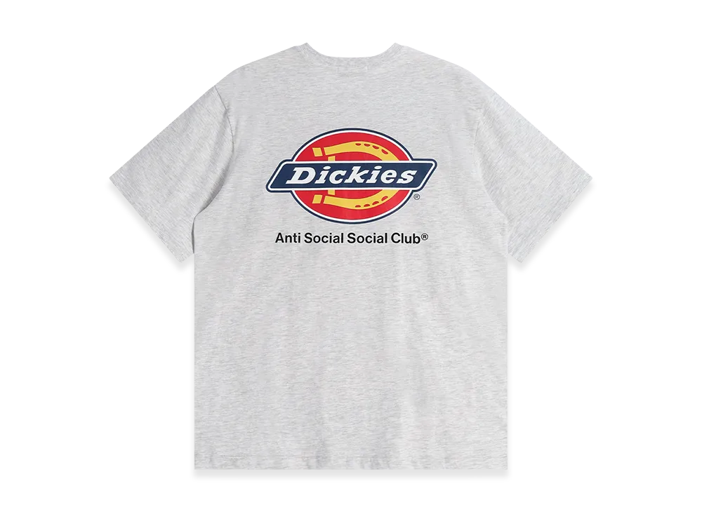 ANTI SOCIAL SOCIAL CLUB x Dickies Logo Tee "Heather Grey"