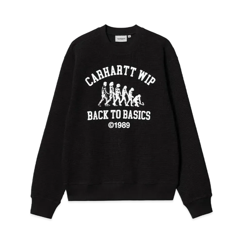 Carhartt WIP Main Basics Sweat "Black/White"
