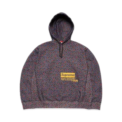 Supreme x JUNYA WATANABE COMME des GARCONS MAN Hooded Sweatshirt "Black Flowers"