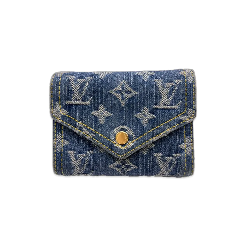 Louis Vuitton Portefeuille Victorine Monogram Denim "Blue"