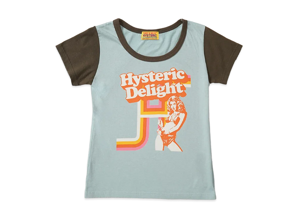 HYSTERIC GLAMOUR Women's Hysteric Delight Baby Tee "Green"