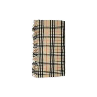 Burberry A:Hm Check Blanket:164786:B9368 "Beige"
