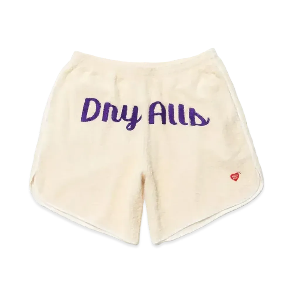 HUMAN MADE PILE SHORTS "White"