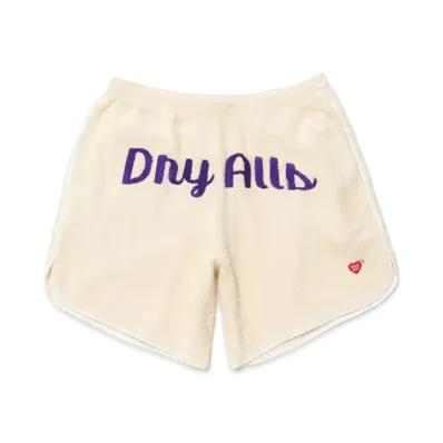 HUMAN MADE PILE SHORTS "White"