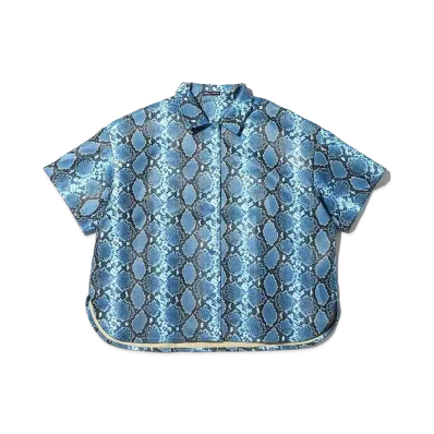 atmos pink x Riehata Enamel Big Shirt "Python"