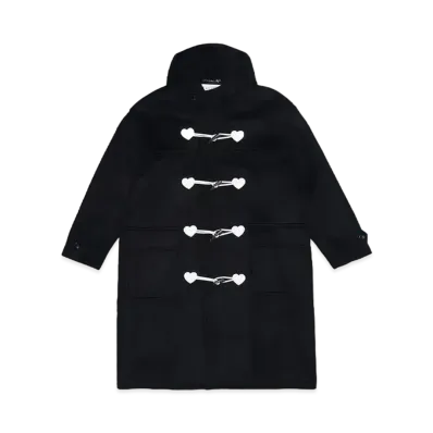 el conductorH WOOL MELTON HEART DUFFLE COAT "BLACK"