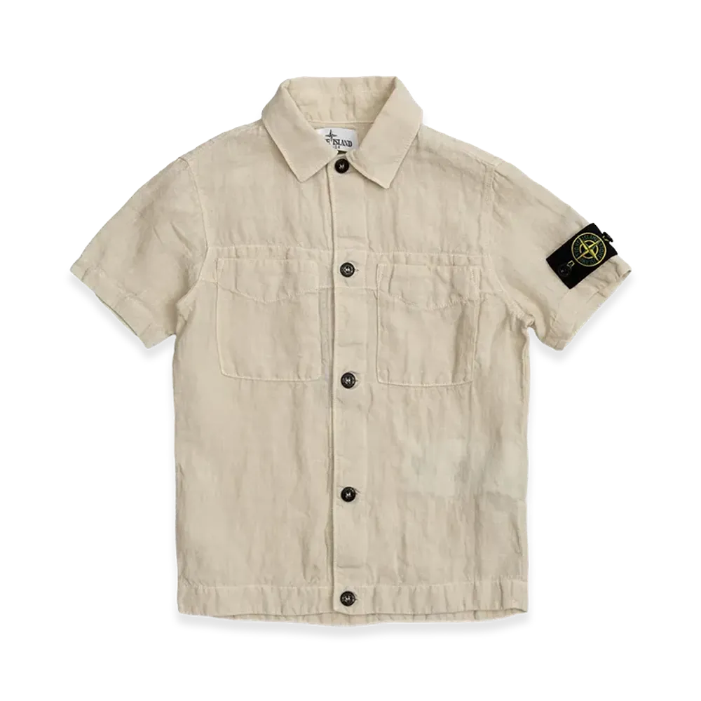 Stone Island Kids Shirts "White"