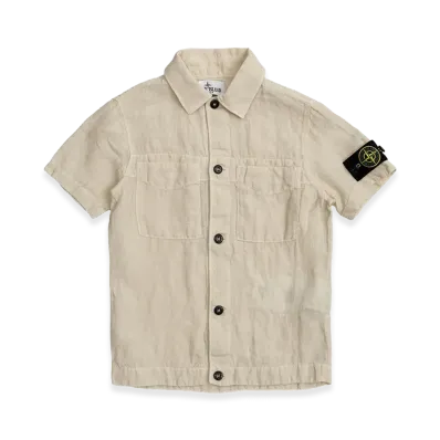 Stone Island Kids Shirts "White"