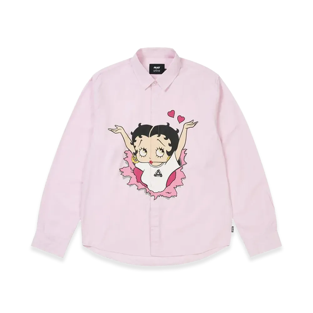PALACE x Betty Boop Shirt "Chill Pink"
