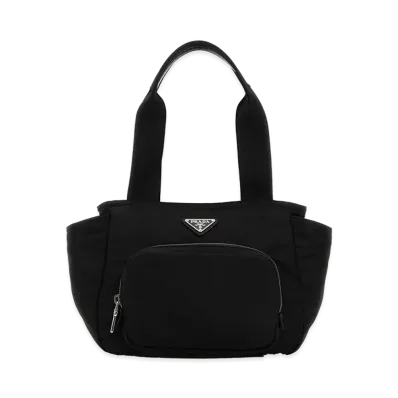 PRADA Wonen's Re-Nylon Handbag "Black"