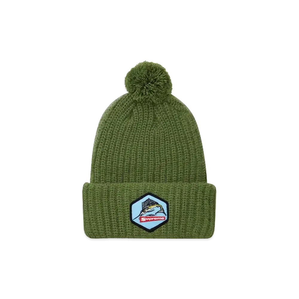 Supreme Marlin Patch Beanie "Olive"