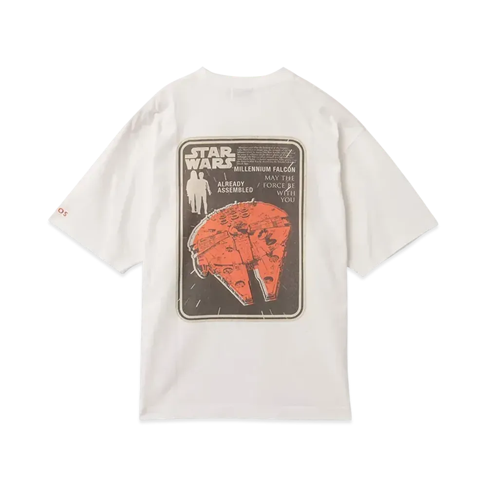 atmos x STAR WARS Millennium Falcon T-Shirt "White"