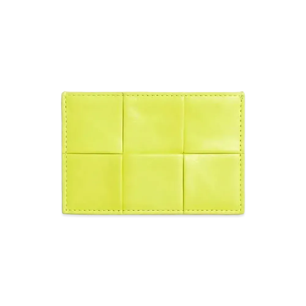 Bottega Veneta Credit Card Case "Acid Kiwi"