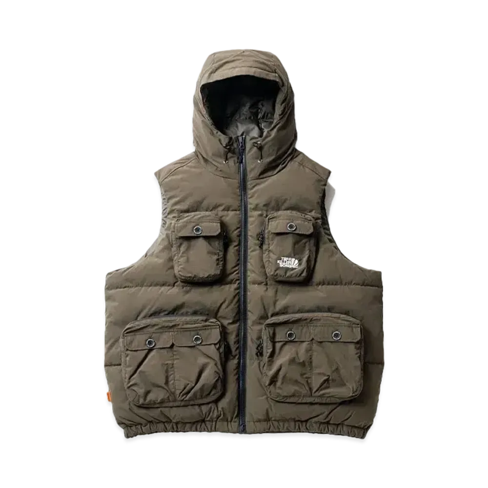 TIGHTBOOTH Down Vest "Olive"