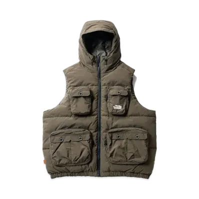 TIGHTBOOTH Down Vest "Olive"