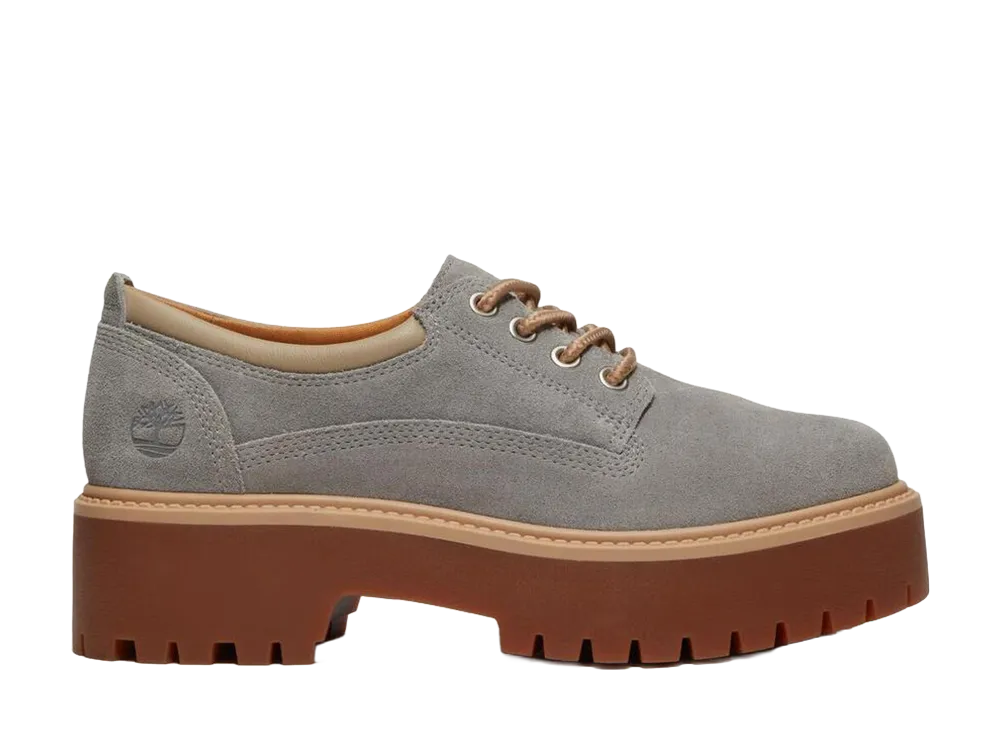 Timberland Women's Stone Street Lace Up Shoe "Medium Grey"