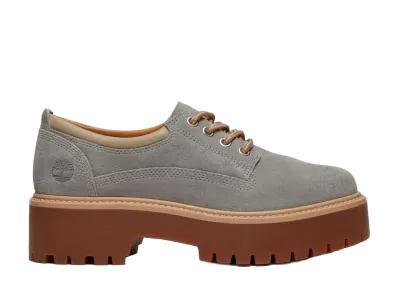 Timberland Women's Stone Street Lace Up Shoe "Medium Grey"