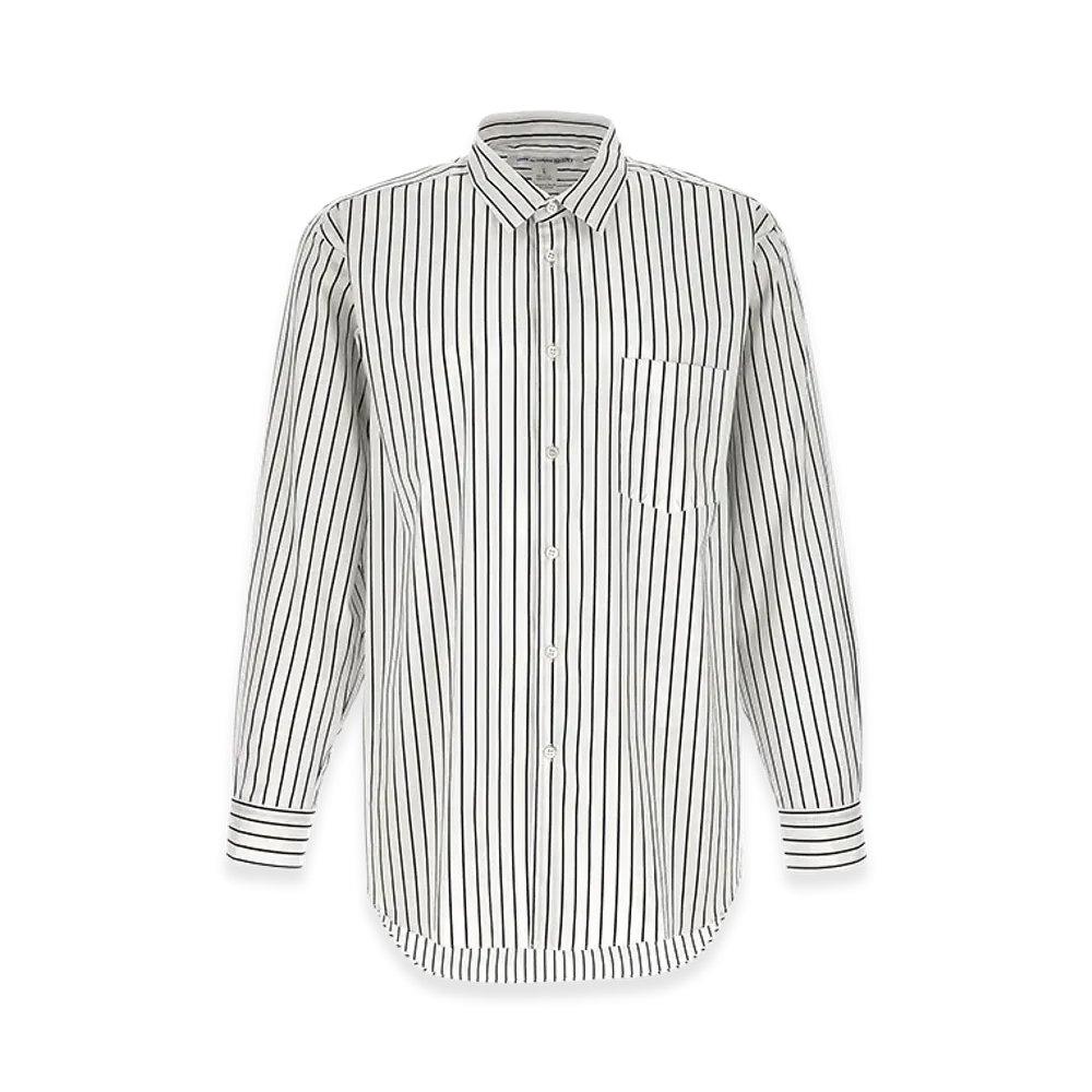 COMME des GARCONS SHIRT Striped Shirt "White/Black"