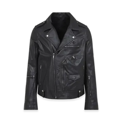 Rick Owens Bauhaus Stooges Leather Jacket "Black"