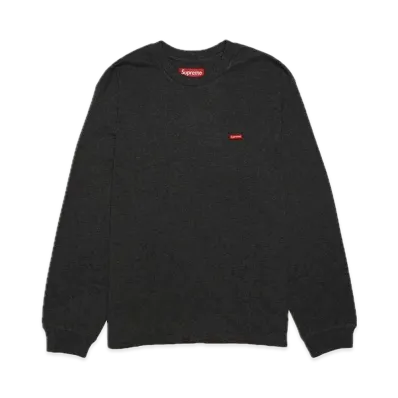 Supreme Small Box L/S Tee "Charcoal" (24FW)