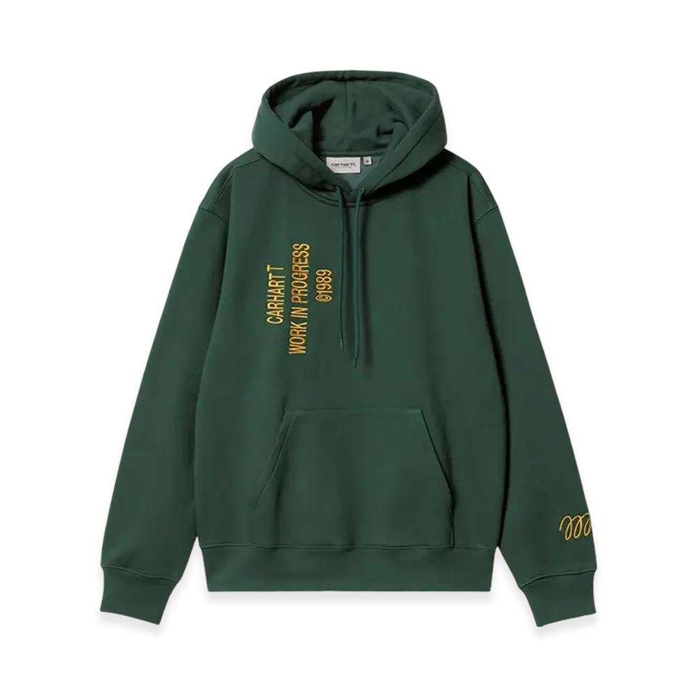 Carhartt WIP Hooded Signature Sweatshirt "Discovery Green"