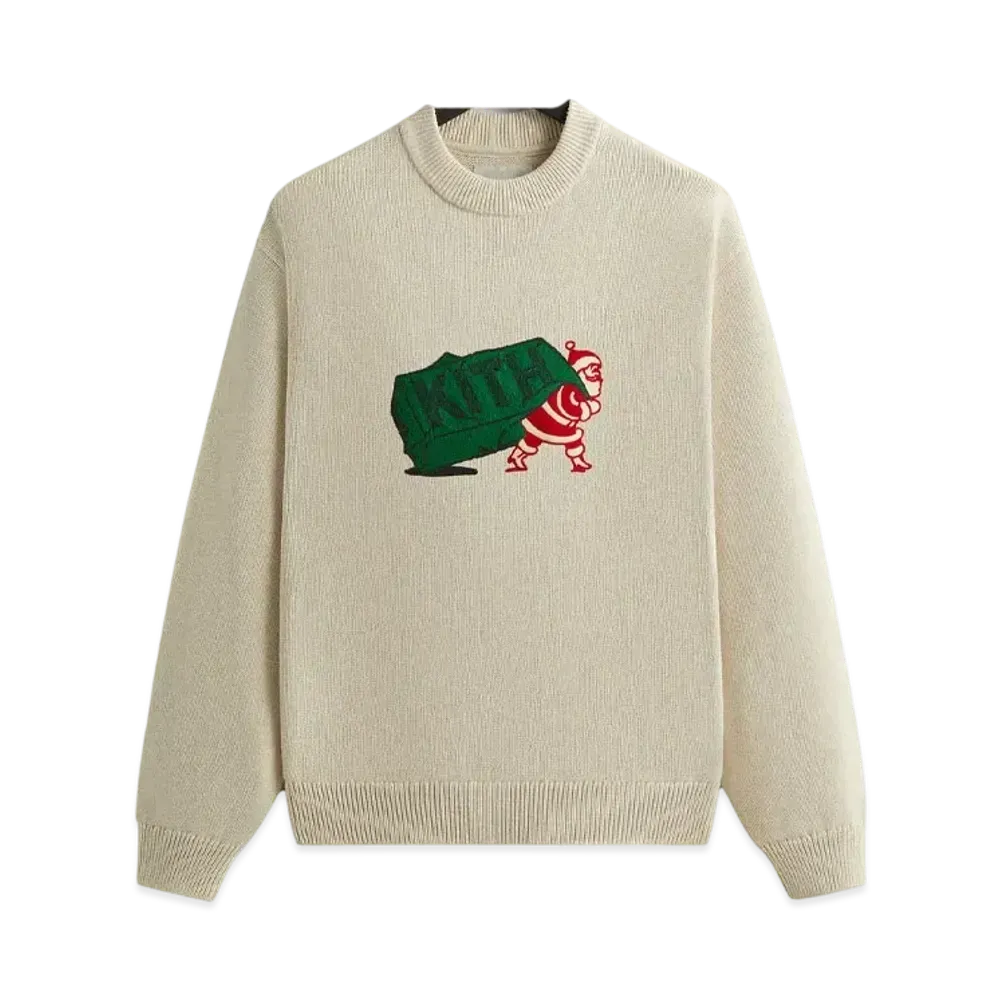 Kith Kithmas Santa Crewneck Sweater "Sandy Heather"