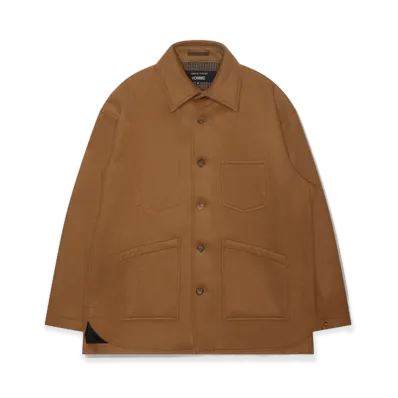 COMME des GARCONS HOMME Wool Beaver Bonding Jackets "Camel"