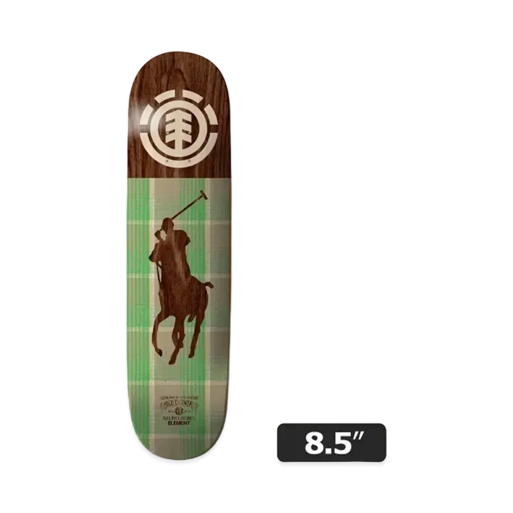 Polo Ralph Lauren x Element Skateboard Deck 8.5 "Wood"