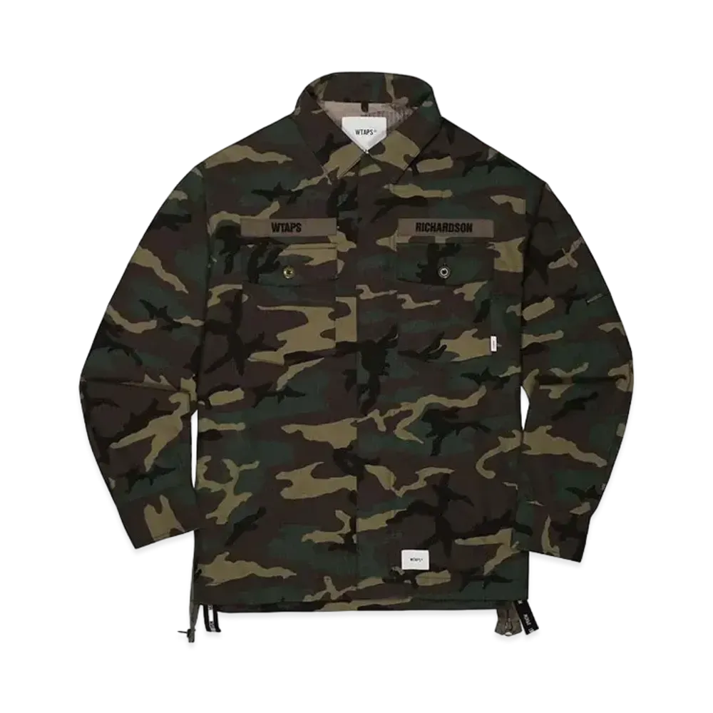 Richardson X WTAPS BUDS LONGSLEEVE SHIRT "Camo"