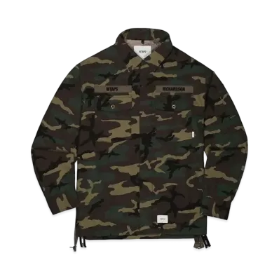 Richardson X WTAPS BUDS LONGSLEEVE SHIRT "Camo"