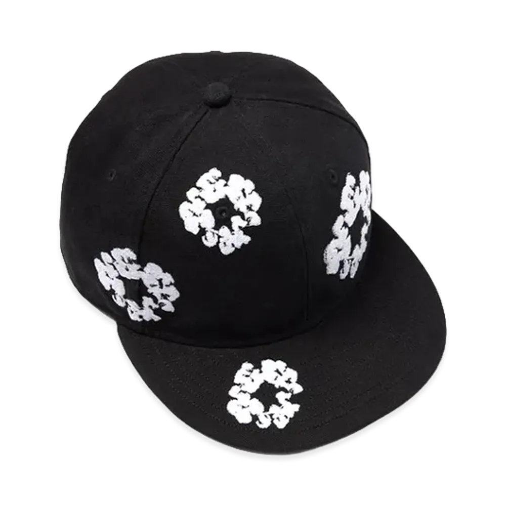 DENIM TEARS Cotton Wreath New Era 59Fifty Canvas Fitted Cap "Black"