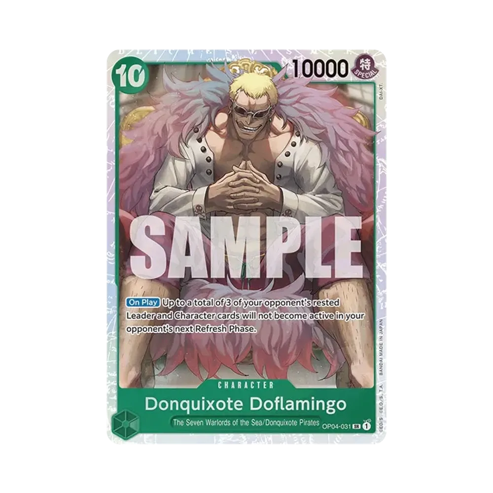 ドンキホーテ・ドフラミンゴ SR [OP04-031]【英語版】(プレミアムブースター「ONE PIECE CARD THE BEST」)