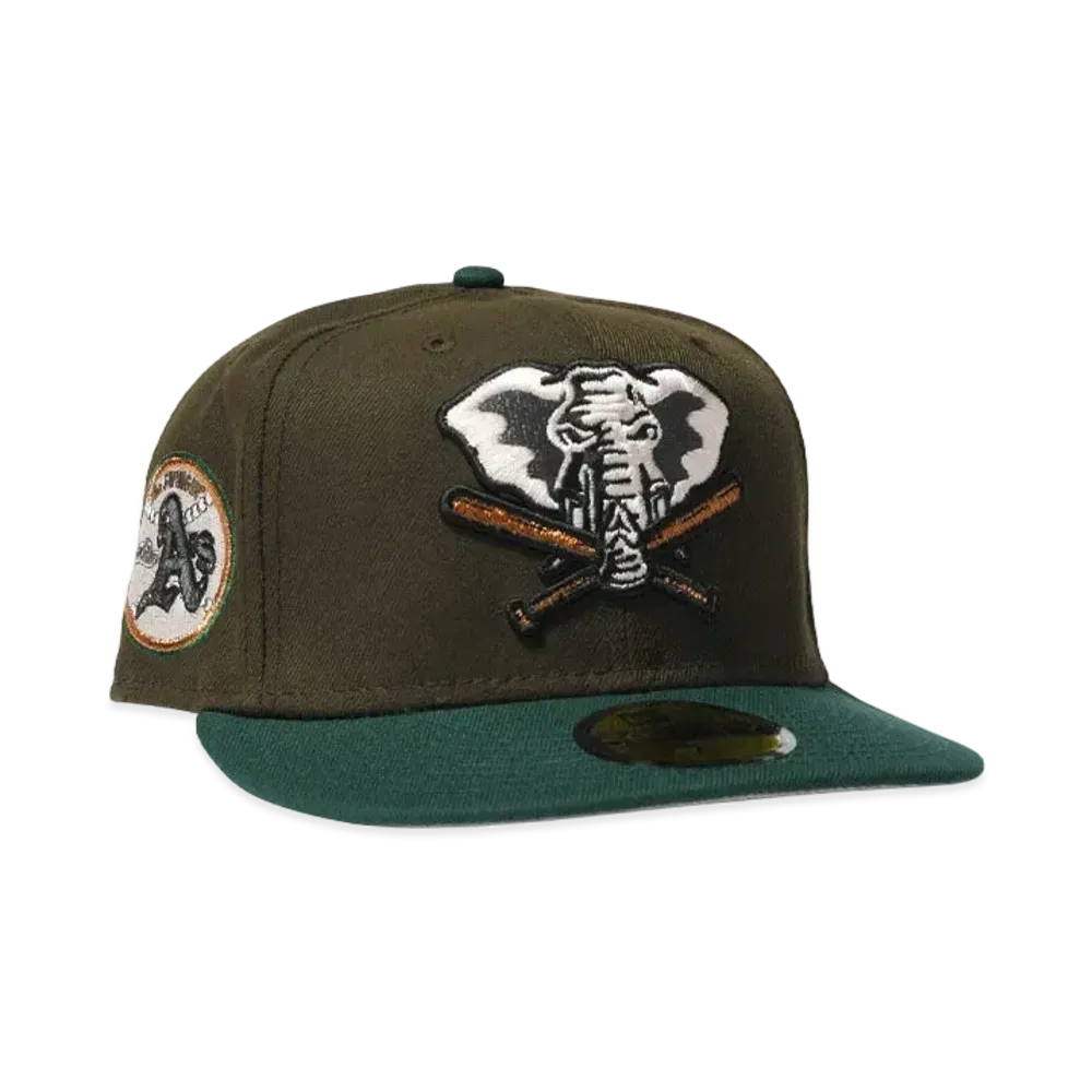 NEW ERA Oakland Athletics The Swingin' "DARK BROWN×DARK GREEN"